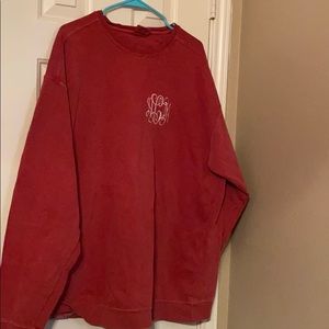 Comfort Colors 2XL Mongrammed Sweatshirt